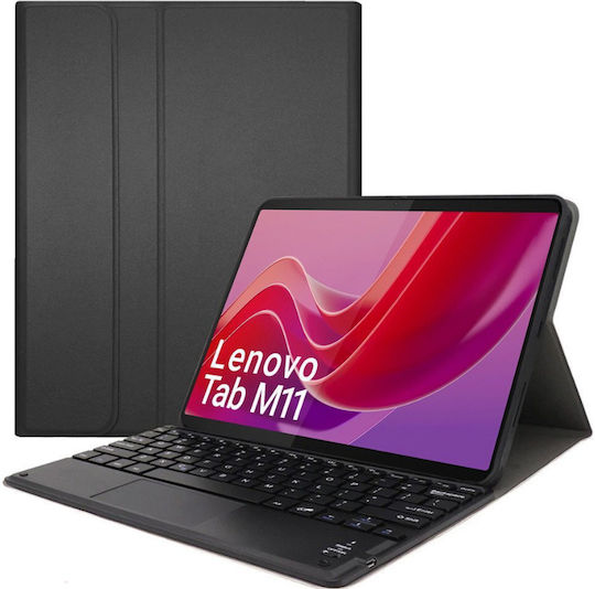 Bluetooth Keyboard Case Touchpad Lenovo Tab M11 Black