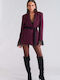 Decoro Decoro Damen Blazer Burgundisch
