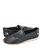 Leather Women's Ballerina Shoes Sneaker-Style Black