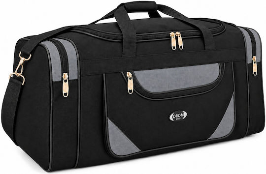 Ormi Geantă Voiaj 80lt Gri Din Țesătură L75xL30xÎ35cm