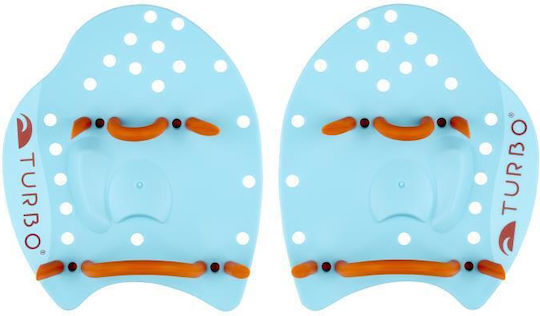 Turbo Professionelle Handpaddel Klassisch Flach Schwimmhandpaddel S Turbo Blau