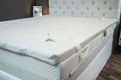 Alpha Foam SLEEP024-8 King Size Foam Impregnated with Aloe & Removable Cover 180x200x5cm