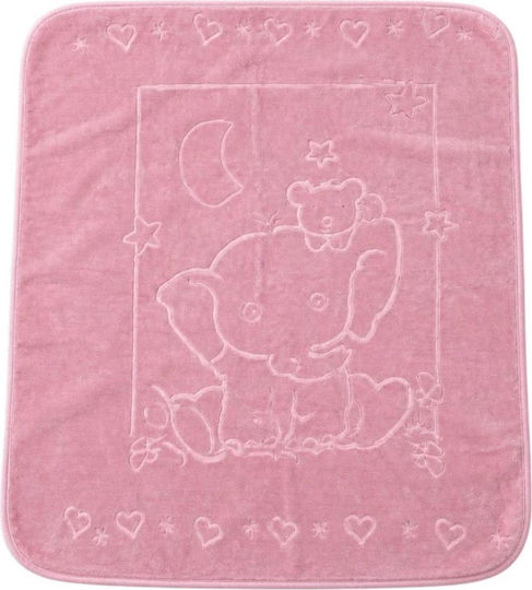 Kamtex Baby Одеяло Велур Розово 100x120см