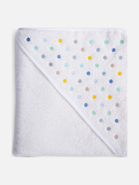 Nef-Nef Homeware Baby-Badetuch mit Kapuze Dots ...
