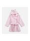 Nef-Nef Homeware Kinderbademantel Cats Are Perfect Lotus Rosa Mit Kapuze