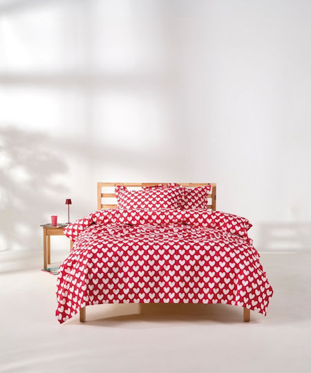 Kentia Παιδικό Πάπλωμα Μονό Lola Red-beige 160x240εκ.