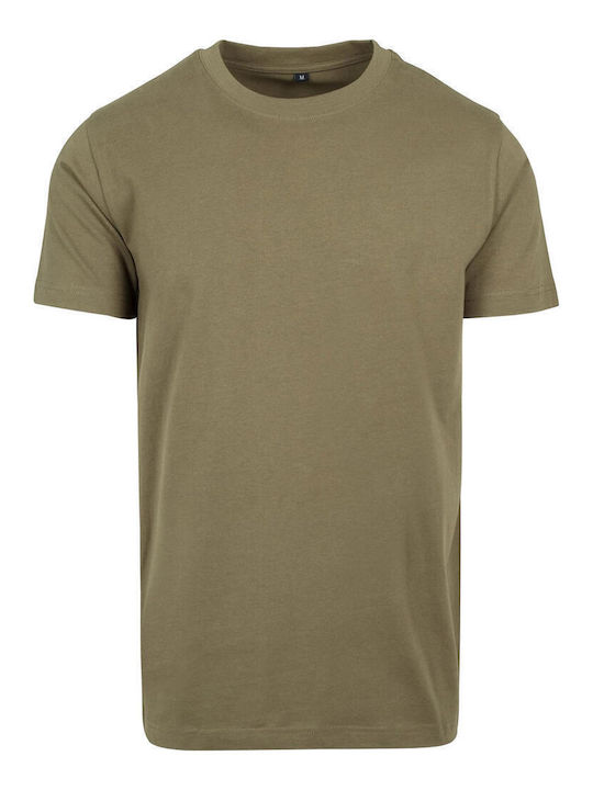Build Your Brand Men's Promotional T-Shirt Olive