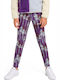 Kinderleggings Lang Lila