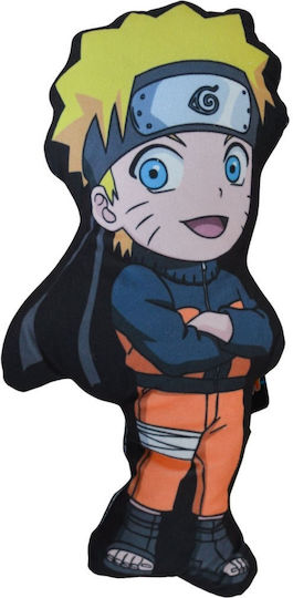 Aymax Детска Декоративна Възглавница Naruto Черна 40x28см