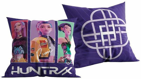 Детска Декоративна Възглавница Kpop Hunters Лилава 40x40см