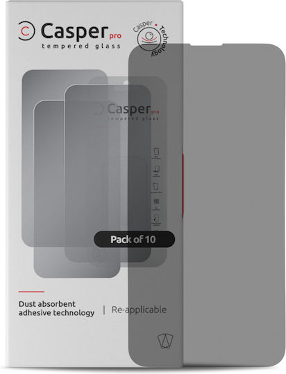 Casper Pro Tempered Glass Iphone 13 Pro Max 14 Plus 10 Pack Privacy