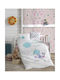 Rythmos Rythmos Baby Bettbezug Set mit Kissenbezug Happy Birthday Mehrfarbig 100x150cm