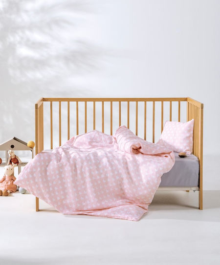 Kentia Baby Bettbezug Set mit Kissenbezug Hearts 100x140cm