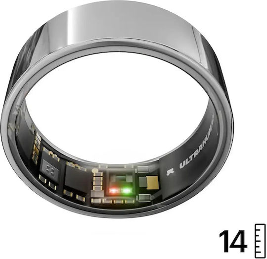 Ultrahuman Air Smart Ring 24.9mm Waterproof cu Pulgraf Space Silver