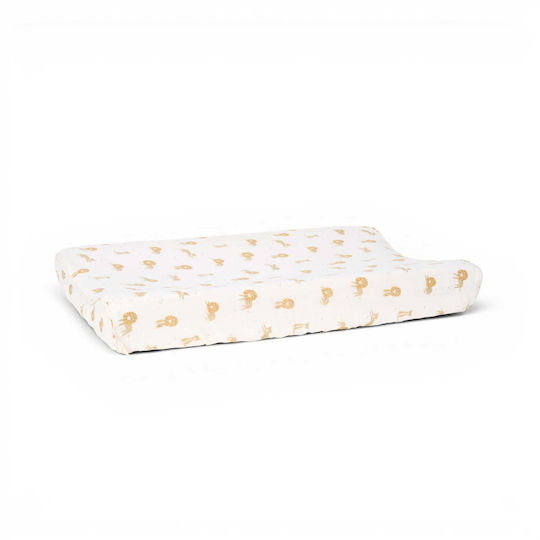 Little Dutch Pad pentru Pătuțuri pentru Schimbat Bebeluși Safari Leo din Material Textil Safari Leo 50x70cm Little Dutch Pad pentru Pătuțuri pentru Schimbat Bebeluși Safari Leo din Material Textil Safari Leo 50x70cm