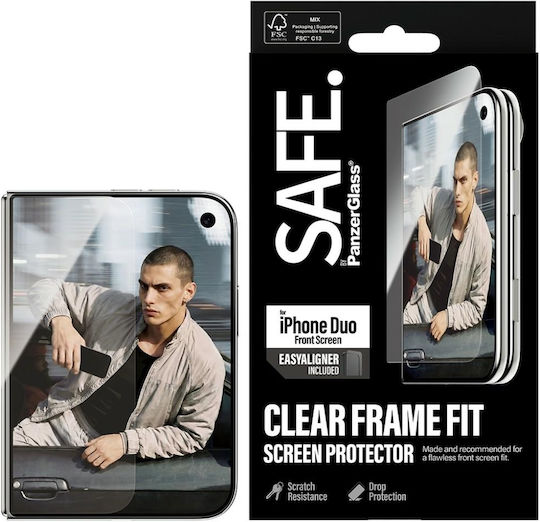 Закалено Стъкло Safe By PanzerGlass Протектор Под Екран Ултра Широк С Лесен Алайнер iPhone Duo
