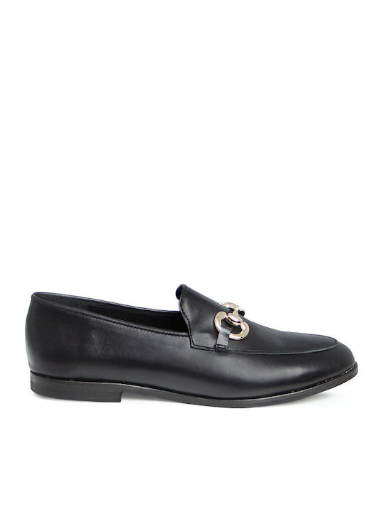 Guy Laroche Leder Damen Mokassins in Schwarz Farbe