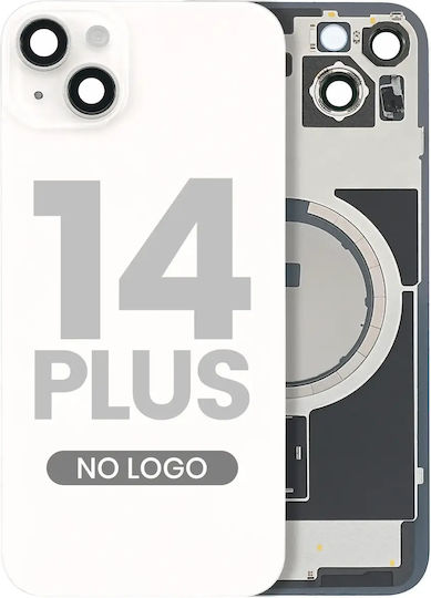 Rückglas W Magsafe Magnet iPhone 14 Plus Aftermarket Starlight Kein Logo