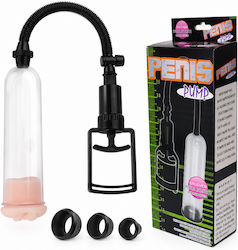 Pompă manuală pentru penis cu vid accesoriu