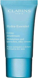 Clarins Hydra Essentiel Moisturizing Face Cream with Hyaluronic Acid 15ml Clarins Hydra Essentiel Moisturizing Face Cream with Hyaluronic Acid 15ml