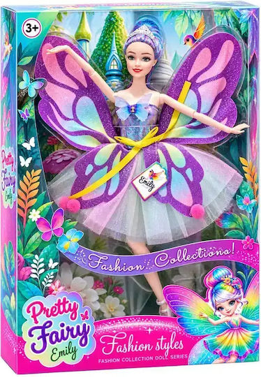 Gounaridis Toys Емили Фея с крила Кукла за 3+ години 32 см