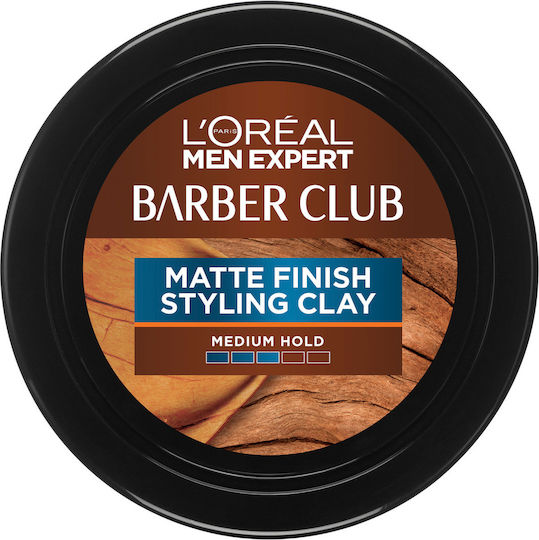 L'Oreal Paris Men Expert Barber Club Argilă pentru Rezervare Medie & Rezultat Mat 75ml