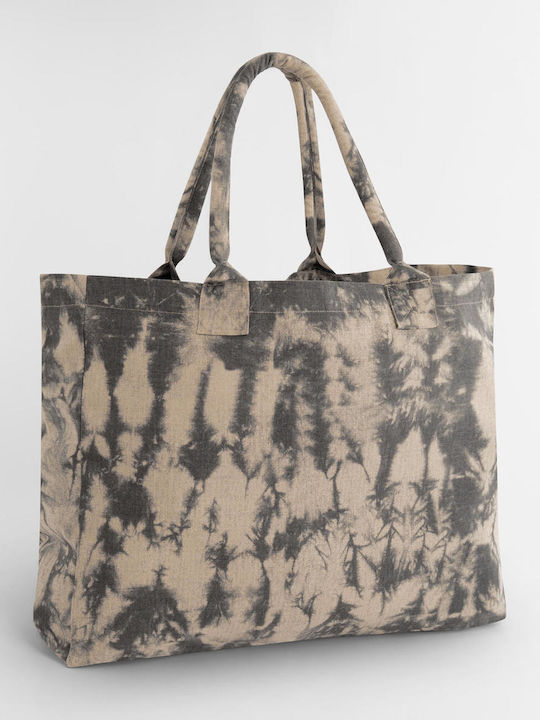 Tie Dye Canvas Tote Bag Ανακυκλωμένα Υλικά W930 Westford Mill Sand Black Tie Dye