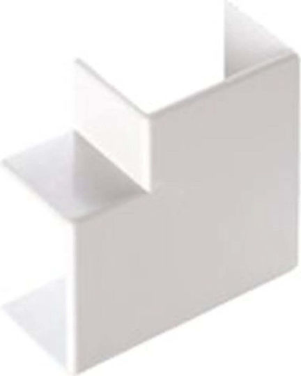 Elettrocanali Colț Plat Pentru Canal De Cabluri Ap 100 X 60mm Albă Ecap10060b