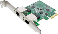 Inline Κάρτα Δικτύου Gigabit 2.5gb/s 1x Rj45 Pcie X1 Συμπεριλαμβάνεται Low Profile Bracket Inline Κάρτα Δικτύου Gigabit 2.5gb/s 1x Rj45 Pcie X1 Συμπεριλαμβάνεται Low Profile Bracket