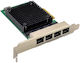 Inline Quad Gigabit Netzwerkkarte 4x Rj45 2,5gb/s Pcie X4 Inklusive Low Profile