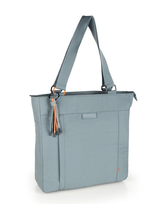Women's Light Blue Shopper Bag