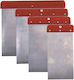 Set 4 Spatule Japoneze Connex Metal Dimensiuni 12x5 Cm 8 Cm 10 Cm 12 Cm Set Profesional Pentru Gletuit Lucrări De Finisare