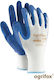 Raw-Pol Wasserdichte Sicherheitshandschuhe Blau Latex/Polyester
