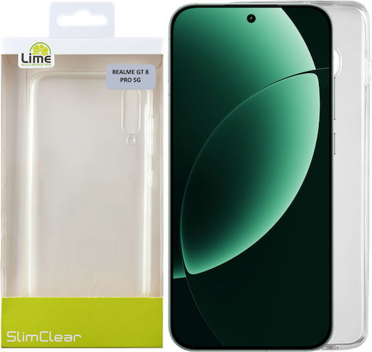 Lime Slimclear Back Cover Din Silicon Verde (Realme GT 8 Pro)