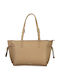Leder Damen Schultertasche Braun