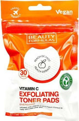 Beauty Formulas Facial Toning Pads with Vitamin C 30x30ml Beauty Formulas Facial Toning Pads with Vitamin C 30x30ml