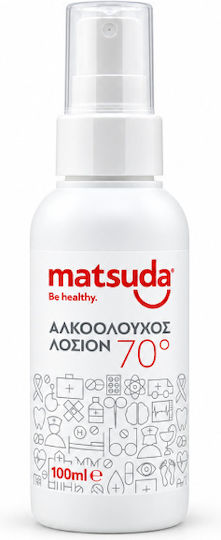 Matsuda Αλκοολουχος Λοσιον 70% Αντλια Spray 100ml