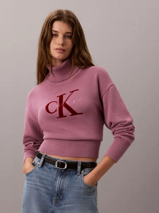 Calvin Klein Γυναικείο Μακρυμάνικο Πουλόβερ Βαμ...