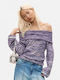 Damen Pullover Lila