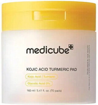 Medicube Kojic Acid Turmeric Toner Pads Facial Toning 70 Pieces