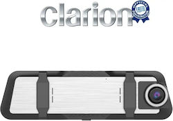 Clarion G02 Комплект Огледало с Автомобилна Камера DVR 1440P с Екран 9.66" GPS и Камера за Задно Виждане