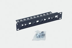 Triton Panou De Conexiune Keystone Pentru Rack 1U 10" Triton Panou De Conexiune Keystone Pentru Rack 1U 10"