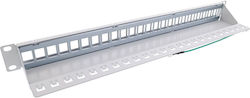 InLine Panou de Conexiune Keystone pentru Rack 1U 19" InLine Panou de Conexiune Keystone pentru Rack 1U 19"