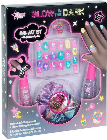 Smyk Glow Girl Комплект За Нокти Арт Светеща В Тъмното Маникюр Играчка