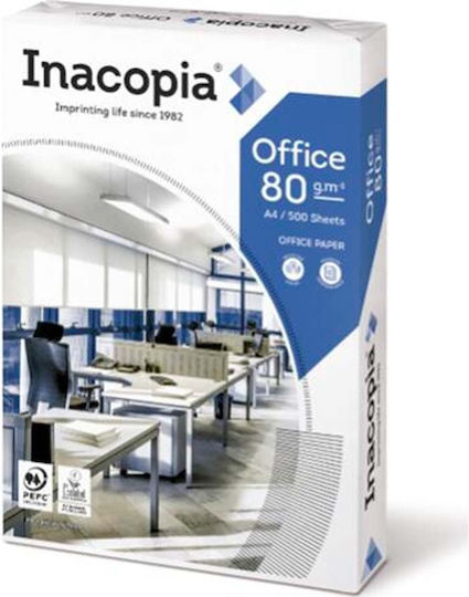 Inacopia Χαρτί Εκτύπωσης A4 80gr/m² 500 φύλλα