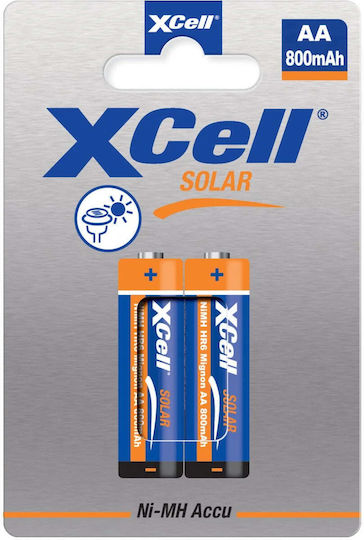 Xcell Baterii Reîncărcabile AA Ni-MH 800mAh 1.2V 2 Bucăți