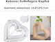 Formen Silikon Herz-Form 14.6x13x3.7cm