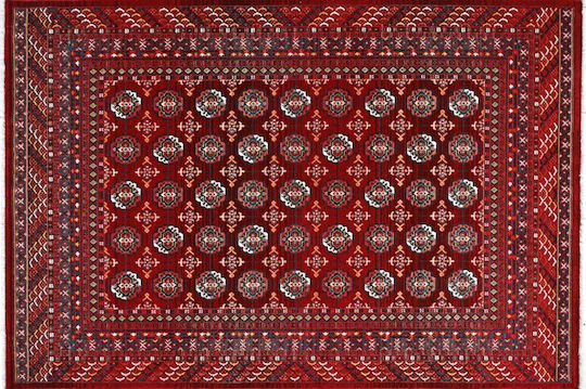 Polcarpet Oriental Kazak 865 Wohnzimmer Teppich Rechteckig Bordo 140x200cm