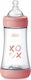 Chicco Plastic Baby Bottle Anti-Colic with Silicone Teat for 0+ Months Pink 240ml
