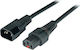 Efb Захранващ Кабел Удължител C14 180°-C13 180° IEC Lock 1.0m 3x1.00mm